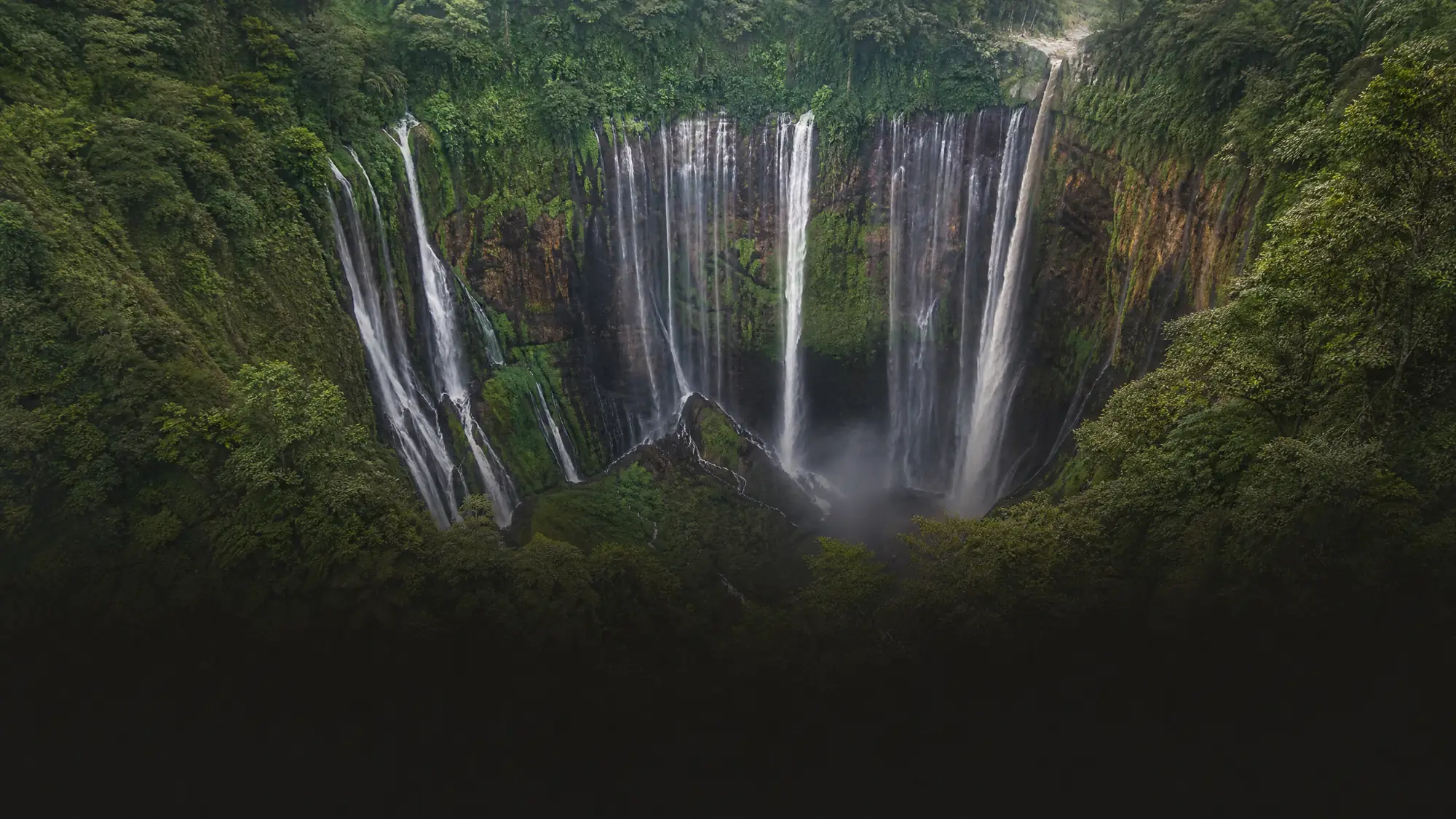 Glacial waters drop 120 meters into a deep canyon. Hike the steep trails, view the massive falls, and explore nearby volcanic craters.
